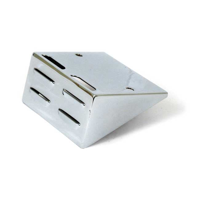 Softail voltage regulator/rectifier cover/visor. Chrome