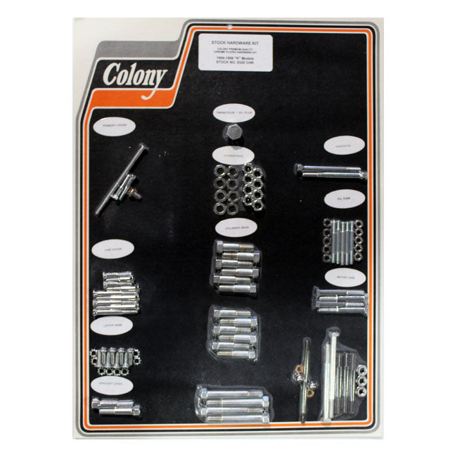 Colony motor screw set — 54-56 K models (NU)