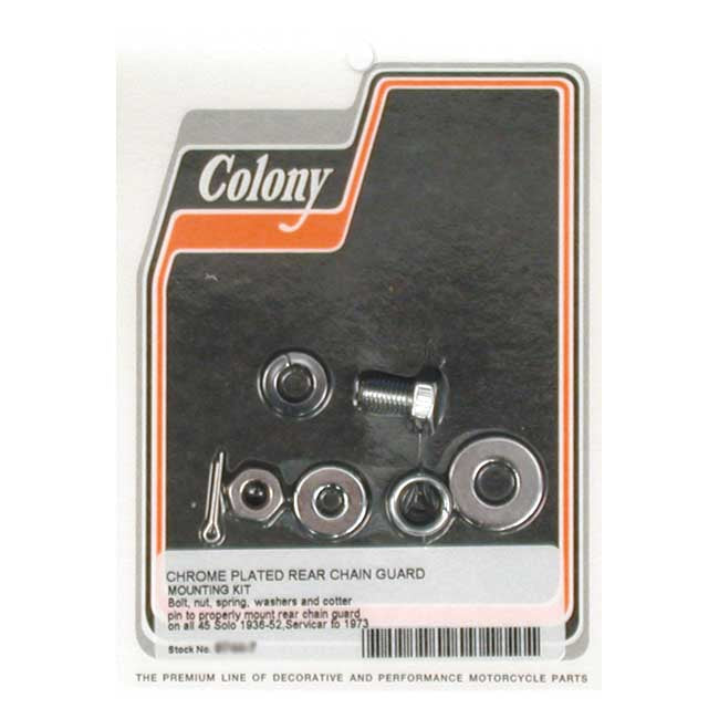 Colony 45ci rear chainguard mount kit — 36-52 45" SOLO & up to 1973 SERVI-CAR