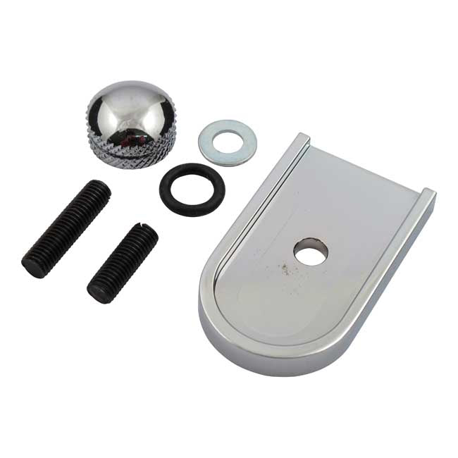 Seat thumb screw kit 1/4-28. with alu tab cover