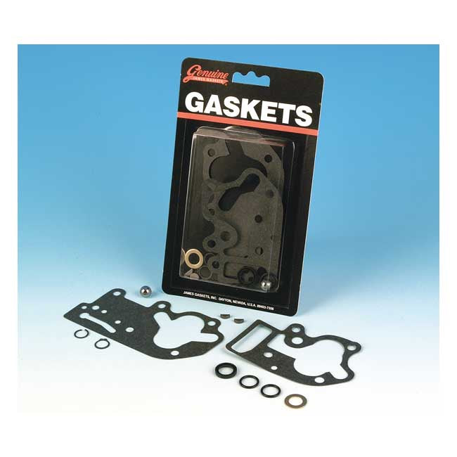 James, oil pump gasket & seal kit. Shovel/Evo B.T. — 81-91 Big Twin (NU)