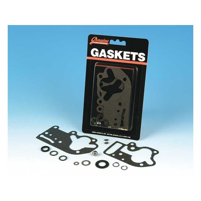 James, oil pump gasket & seal kit. Shovelhead — 68-80 Big Twin (NU)