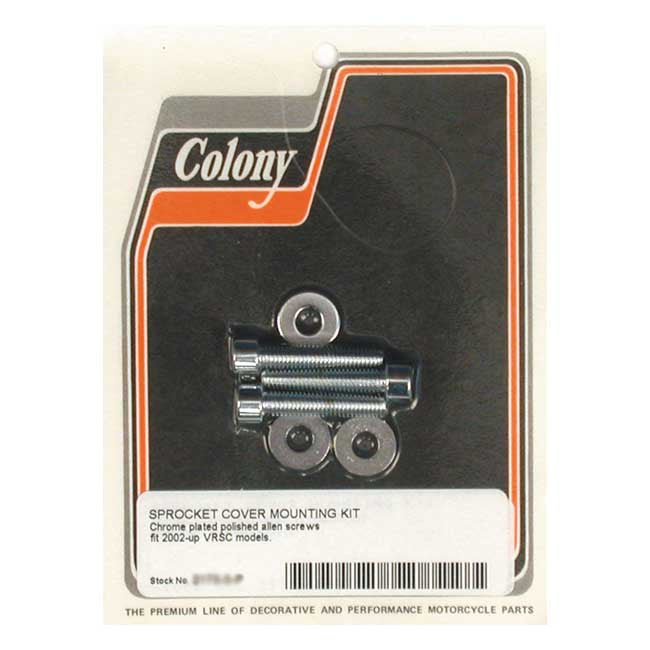 Colony, sprocket cover mount kit — 02-07 VRSCA (NU)