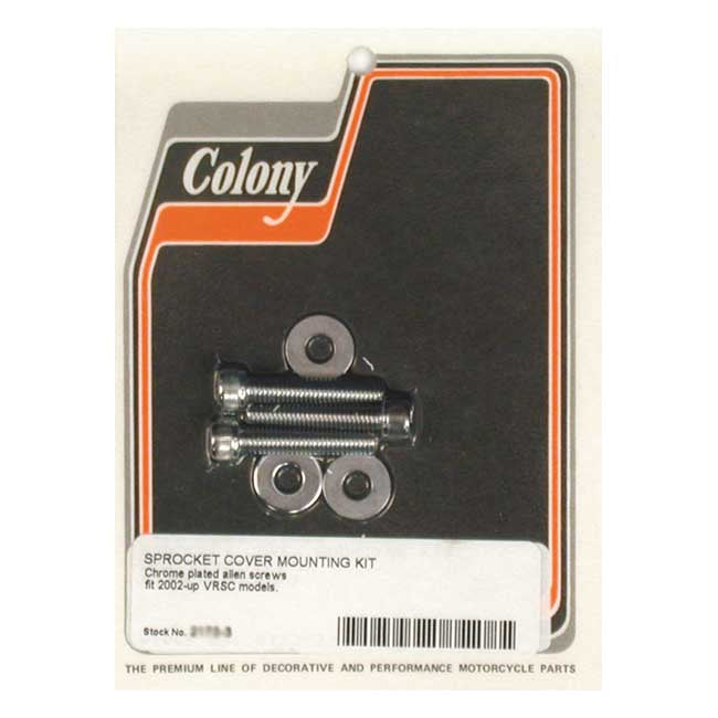 Colony, sprocket cover mount kit — 02-07 VRSCA (NU)