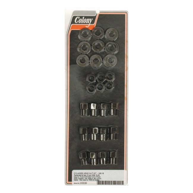 Colony 45" cyl head nut kit — 29-41 45" SV; 26-32 SINGLE CYL. (NU)