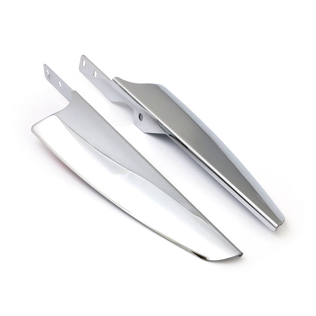 Wind deflector set. Chrome — 86-17 FLST/C/F/FB/FBS; FLS/S; 93-96 FLSTN (NU)