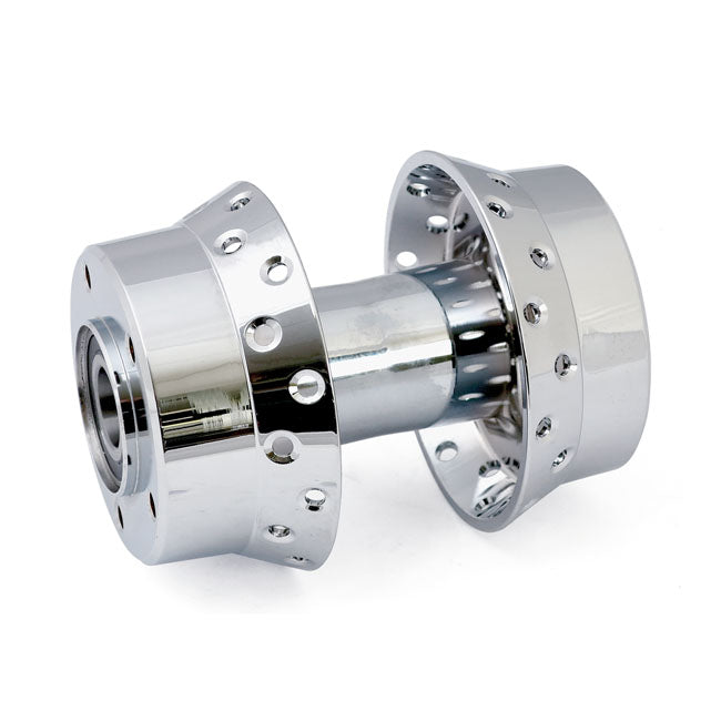 Front wheel hub, chrome — 00-07 FLT/Touring (NU)