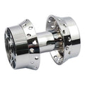 Front wheel hub, chrome — 08-11 FLT/Touring