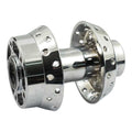 Front wheel hub, chrome — 96-99 Softail (NU)