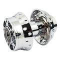 Front wheel hub, chrome — 00-07 FXST/S/B/D; FLSTC/S; FXDWG