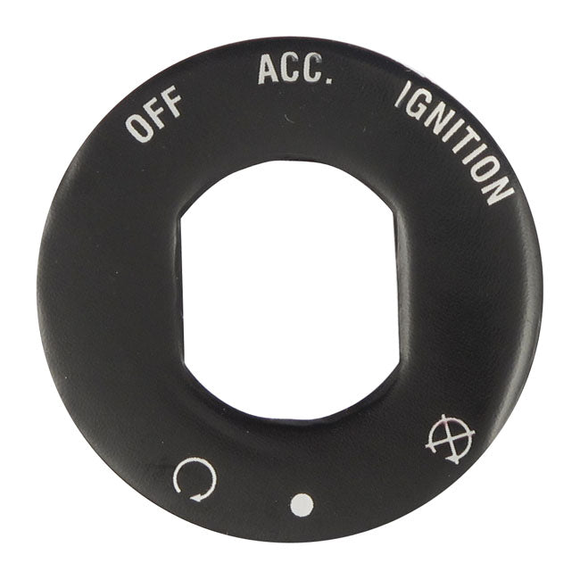 Name plate, ignition switch — 94-22 XL Sportster (NU)