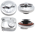 CHROME OIL TANK CAP ASSEMBLY