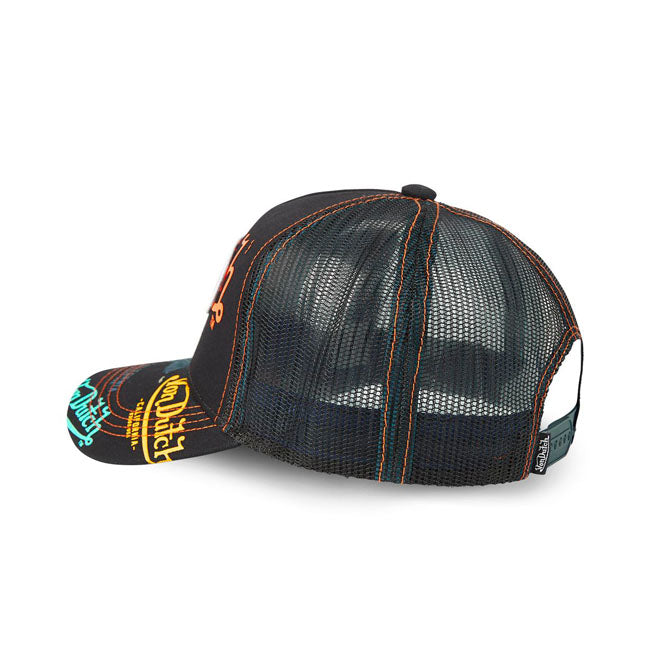 Von Dutch Logo Everywhere cap black/multicolour
