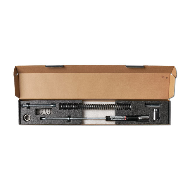PS, FST fork monotube cartridge kit. +2" over stock — 14-16 FLT/Touring: 14-16 FLHR/C; 14-16 FLHTCU; 14-16 FLHTK; 14-16 FLHTKSE; 14-16 FLHX; 14-16; FLHXS; 15-16 FLHXSE; 15-16 FLTRU; 15-16 FLTRUSE; 15-16 FLTRX; 15-16 FLTRXS