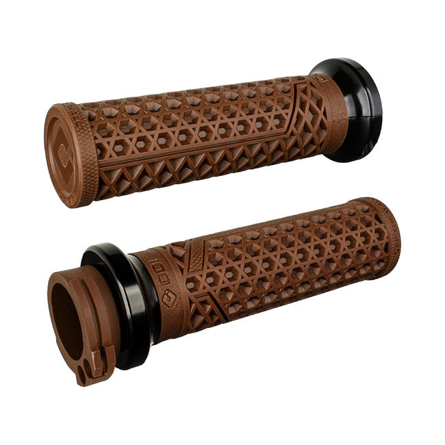 ODI, V-twin lock-on grips vans signature, cable. brown