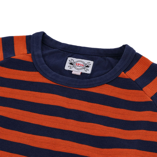 13 1/2 Waffle jersey orange/navy