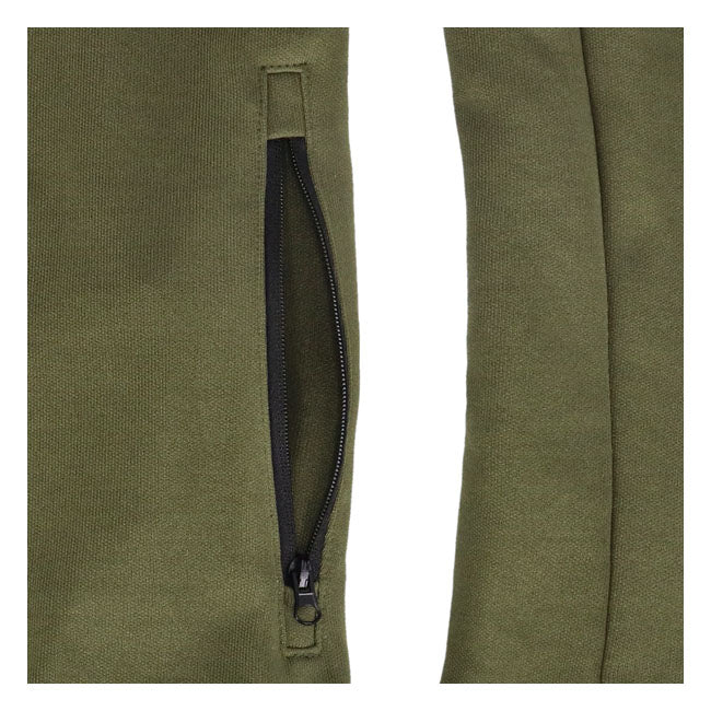 Roeg Frits track jacket army green