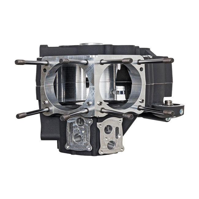 S&S, M8 Touring MK-Series crankcase assembly. Black