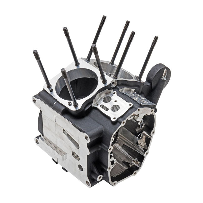 S&S, M8 Touring MK-Series crankcase assembly. Black