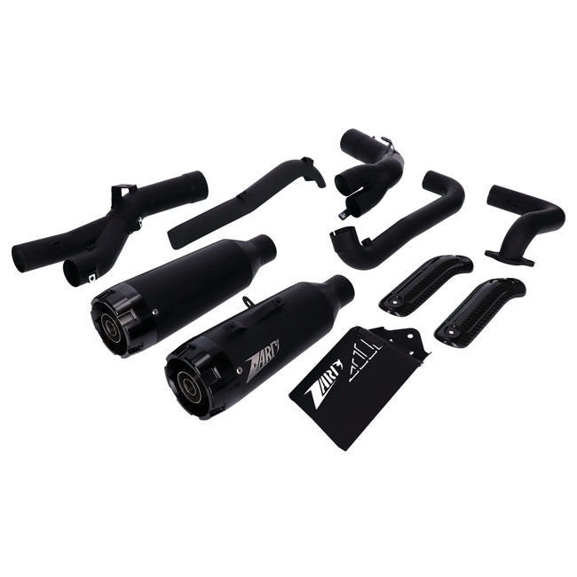 Zard, 2-1-2 Nightster 975 exhaust system. Black