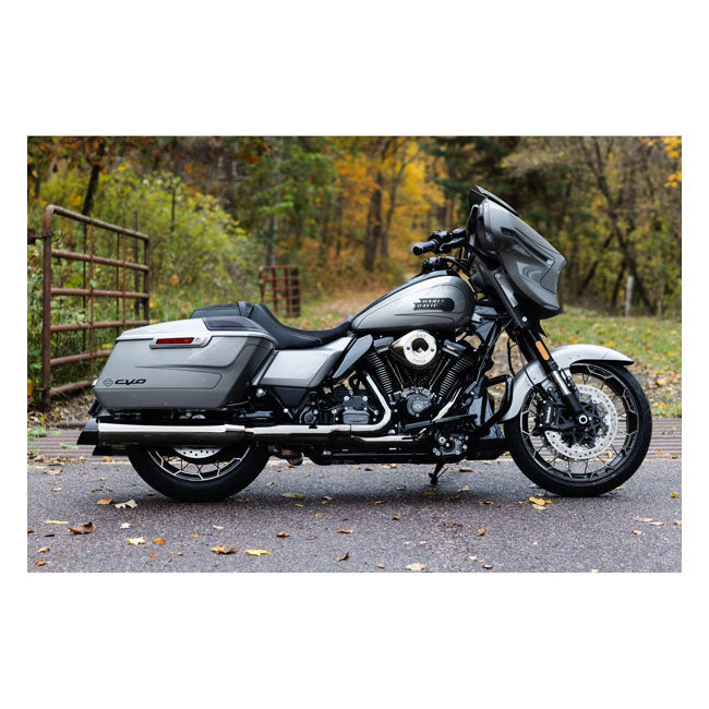 S&S, Stealth Air Cleaner Kit with Lava Chrome Teardrop