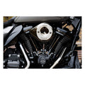 S&S, Stealth Air Cleaner Kit with Lava Chrome Teardrop