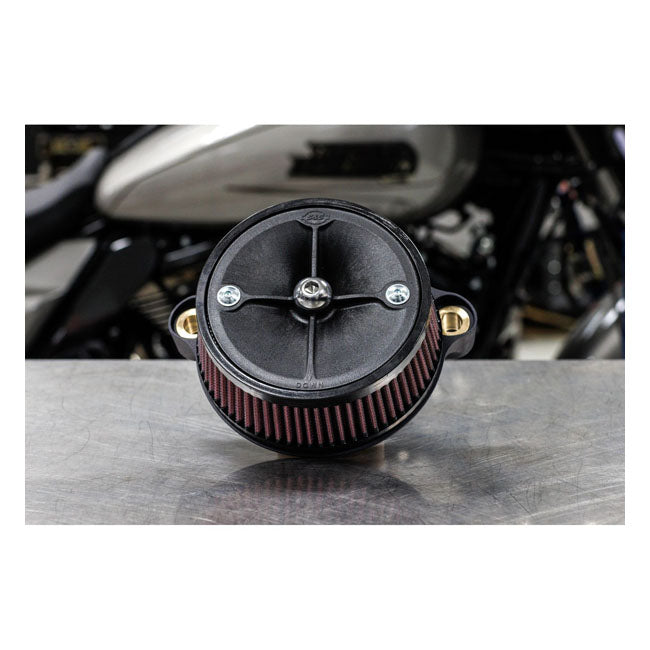 S&S Stealth, air cleaner kit without cover — 25-26 Softail; 24-26 FLHX; 2025 FLHXU; 24-26 FLTRX; 2026 FLTRXL; 23-25 FLHXSE; 2026 FLHXLSE; 2026 FLHXLSTSE; 23-25 FLTRXSE; 24-26 FLTRXSTSE