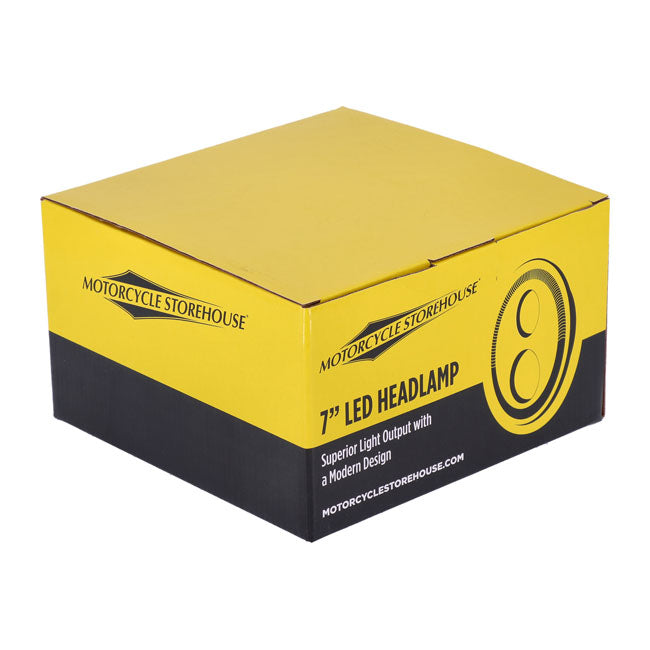 Bright, 7" shaker LED headlamp unit