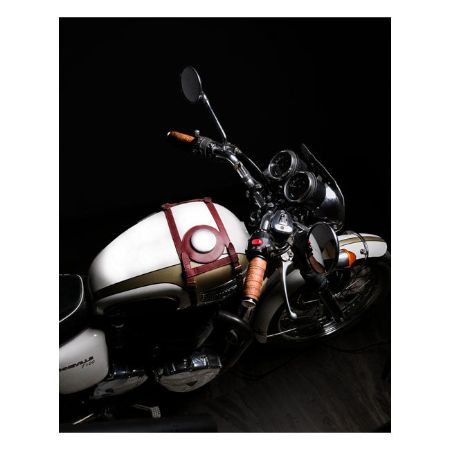 Trip Machine, handlebar grip wraps. Tobacco perforated