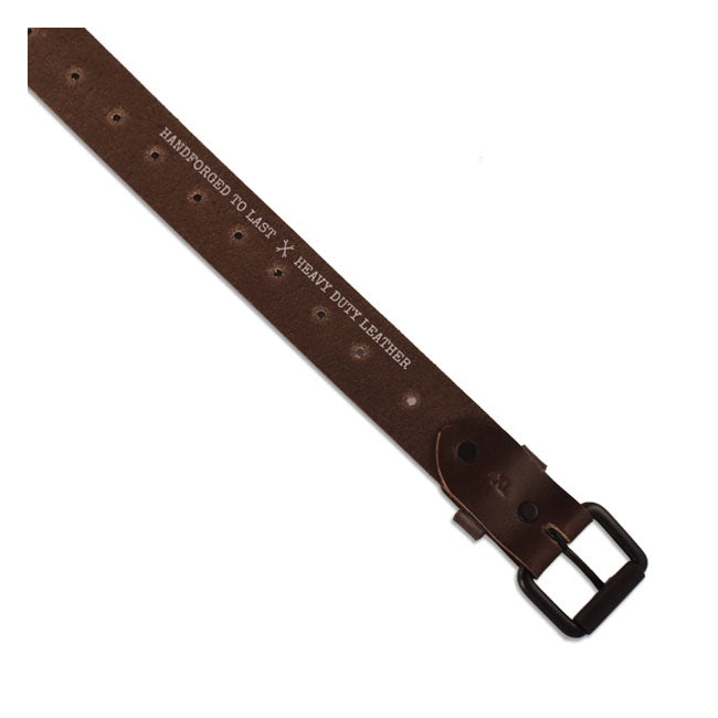 Trip Machine Belt Single pin tobacco brown — Medium (32 - 34)