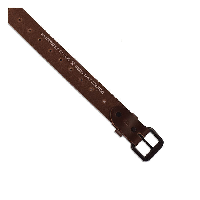 Trip Machine Belt Single pin tobacco brown — Large (36 - 38)