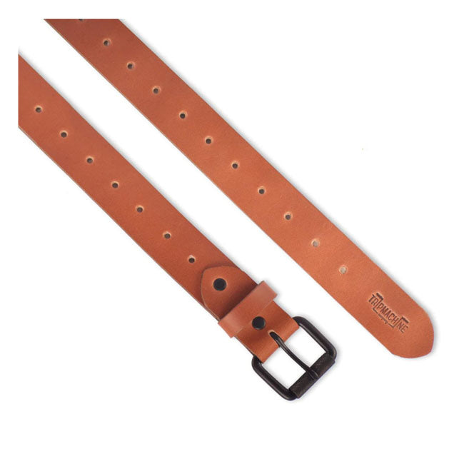 Trip Machine Belt Single pin vintage tan — Medium (32 - 34)