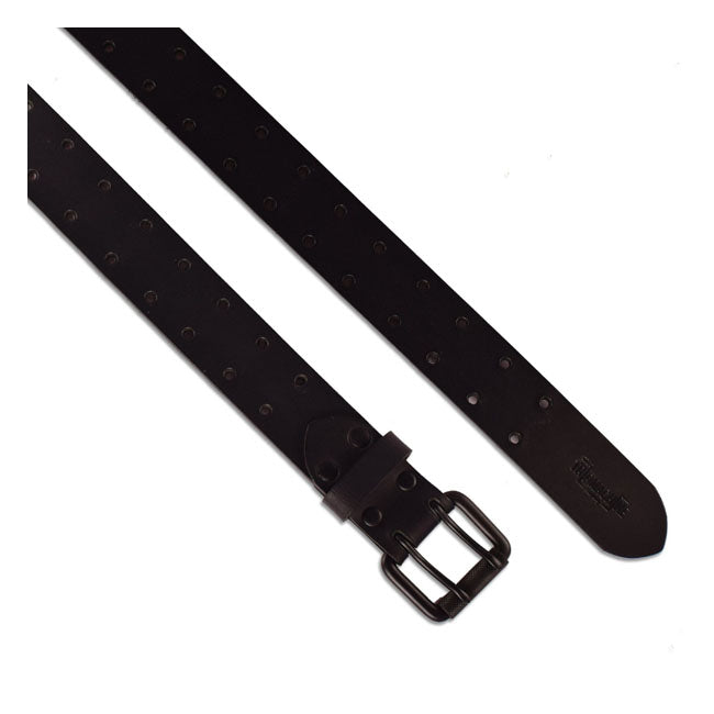 Trip Machine Belt Double pin black — Medium (32 - 34)