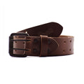 Trip Machine Belt Double pin tobacco brown — Large (36 - 38)