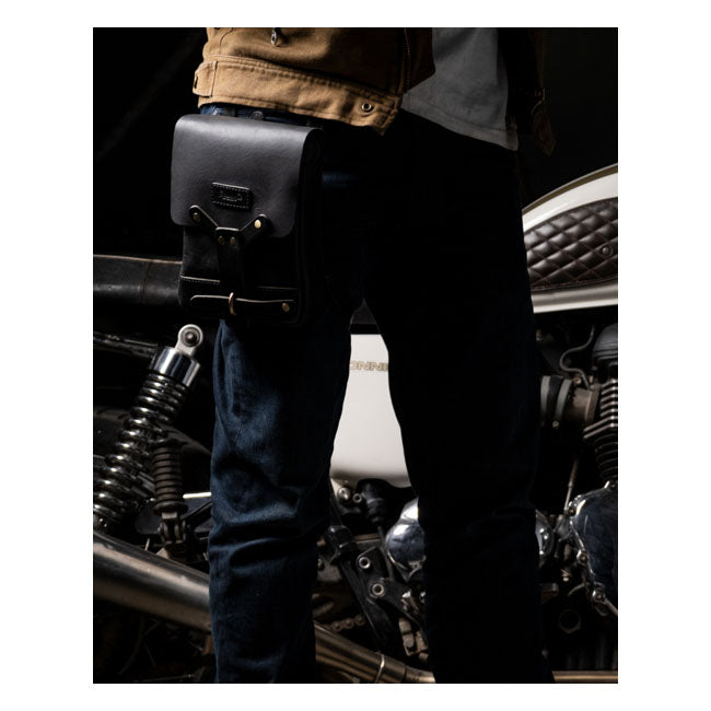 Trip Machine, Thigh bag / leg bag. Black