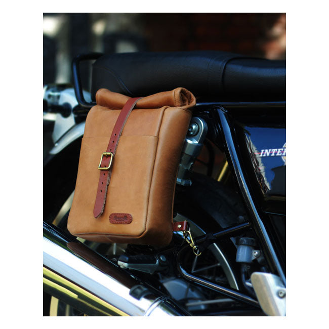 Trip Machine, Mini backpack/saddlebag 3.3 liter. Vintage tan