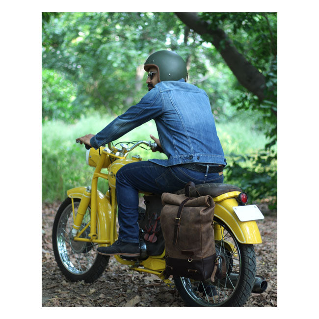 Trip Machine Backpack/Saddlebag tobacco brown