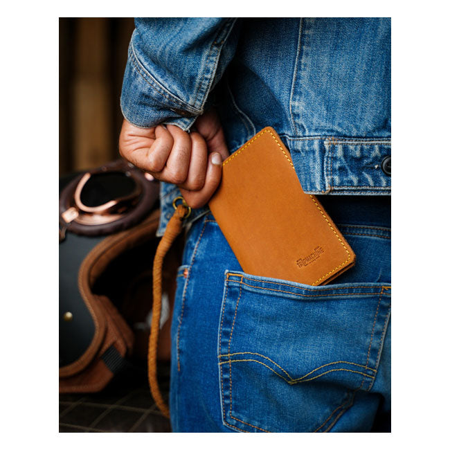 Trip Machine Explorer wallet vintage tan