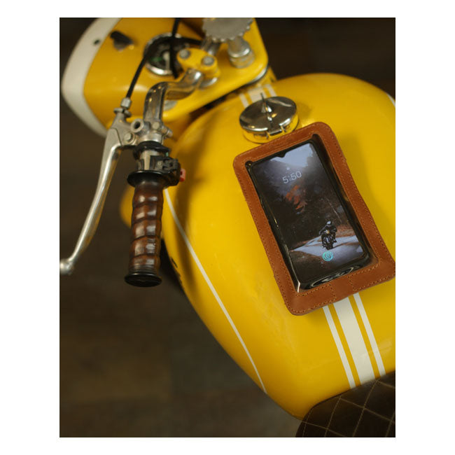 Trip Machine Phone pouch vintage tan