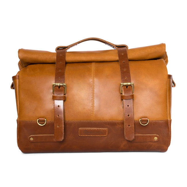 Trip Machine, Outlaw saddlebag. Vintage Tan