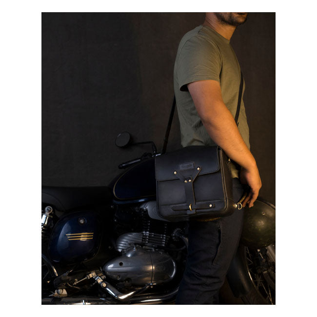 Trip Machine, Messenger bag. Black