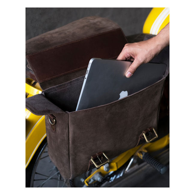 Trip Machine, Warrior saddlebag. Tobacco brown