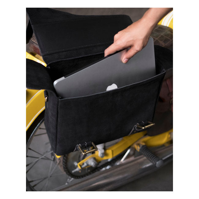 Trip Machine, Warrior saddlebag. Black