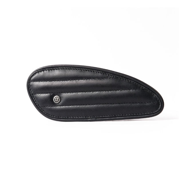 Trip Machine, Mini Classic leather tank pads. Black
