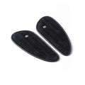 Trip Machine, Mini Classic leather tank pads. Black suede