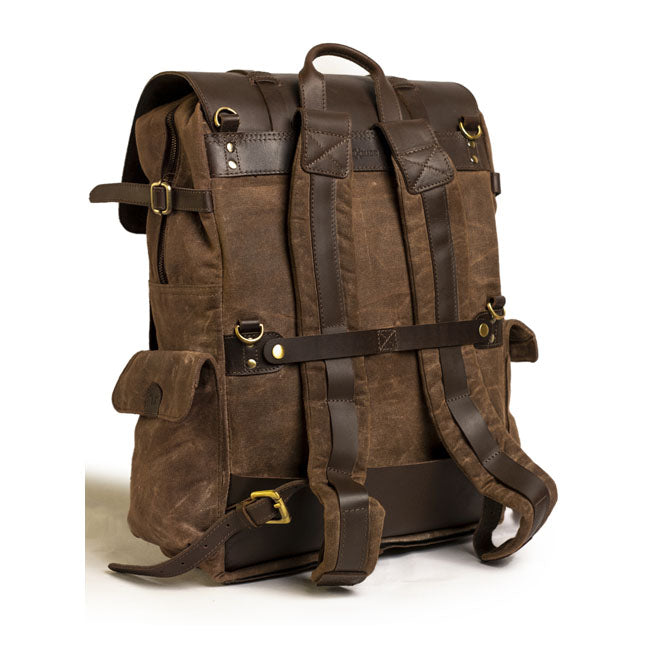 Trip Machine Rambler backpack bag tobacco brown
