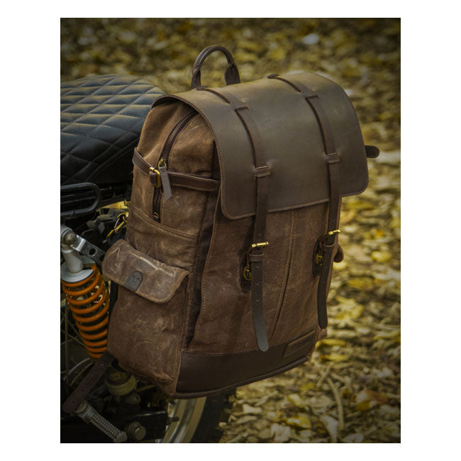 Trip Machine Rambler backpack bag tobacco brown