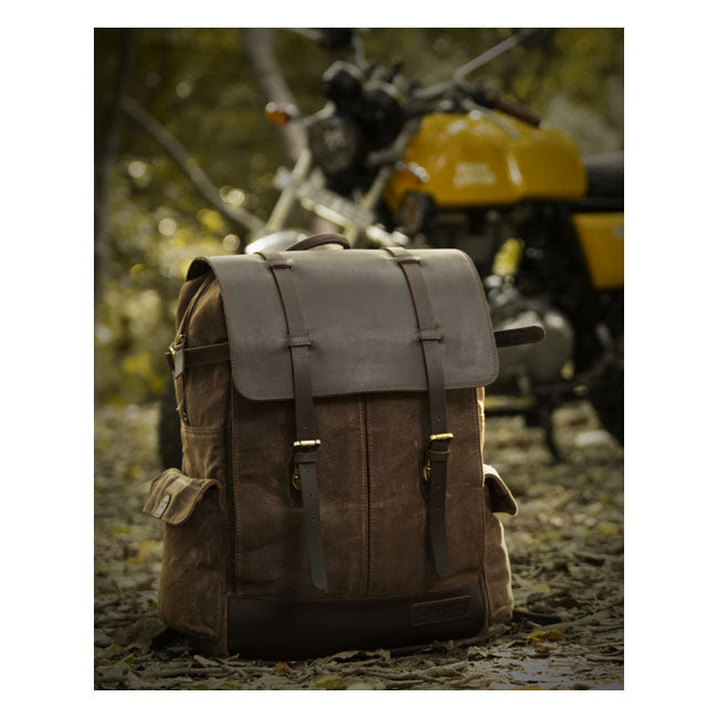 Trip Machine Rambler backpack bag tobacco brown