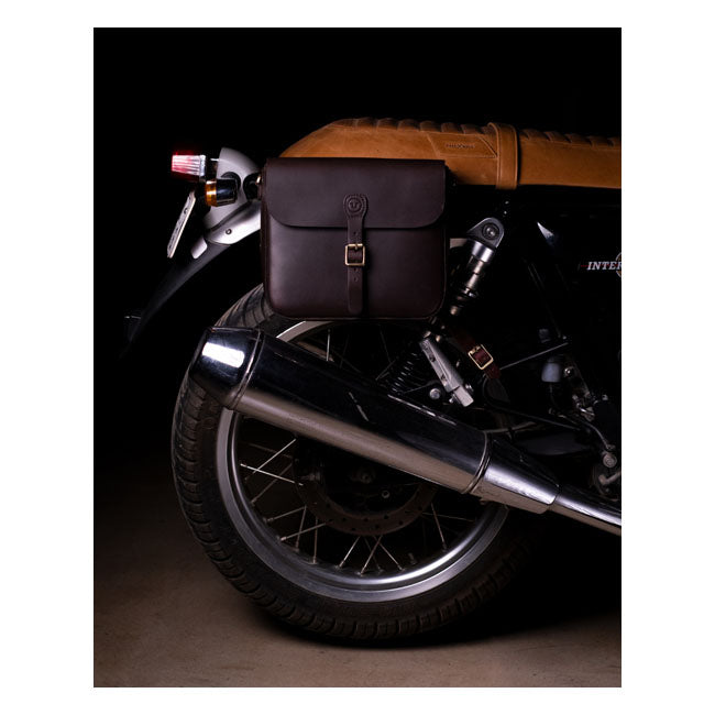Trip Machine, ''Classic'' saddlebag. Caffeine brown