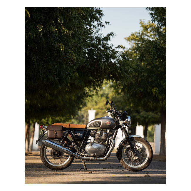 Trip Machine, ''Classic'' saddlebag. Caffeine brown